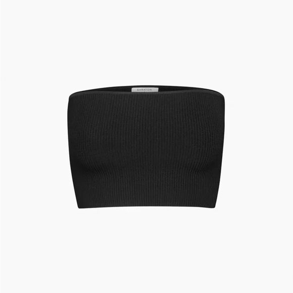 ARITZIA Babaton Sculpt Knit Cropped Tube Top - Black - XXS - Picture 4 of 7